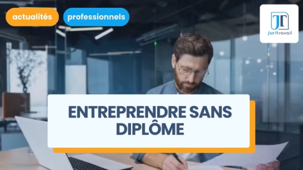 illustration pour Peut-on ouvrir une entreprise sans diplôme ?